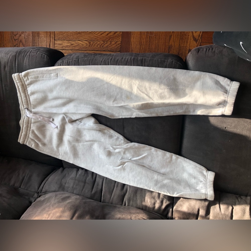 White sweatpants